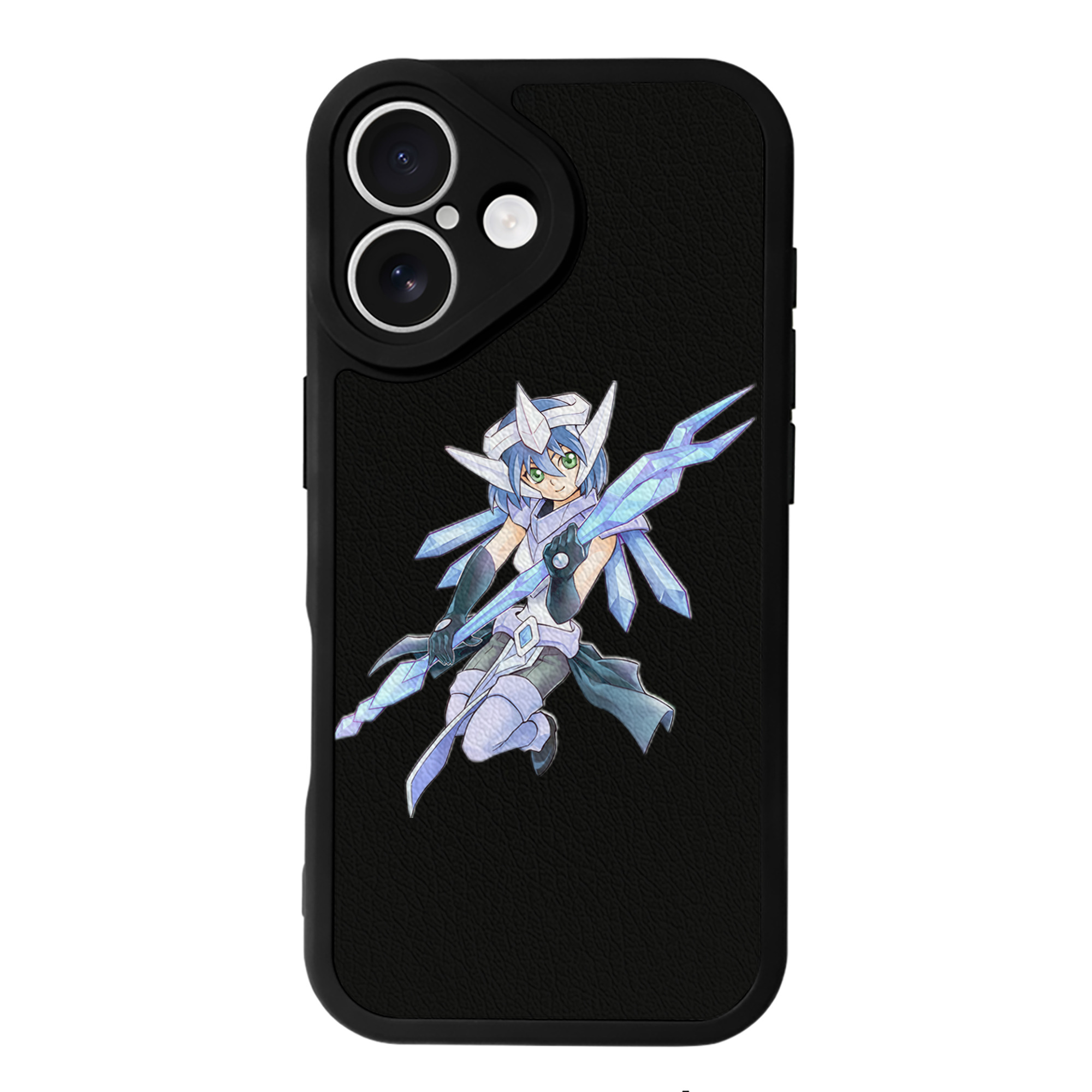 （画像用） 遊☆戯☆王 Yu-Gi-Oh! 【iPhone 16シリーズ対応】シリコンスマホケース（レザー調） 材質：シリコン